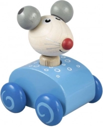 Piskajoča igrača v obliki miši - modra