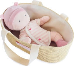 Doudou Jolijou punčka Pola v torbi za voziček 28 cm
