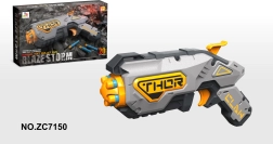 Otroška igrača blaster Blaze Storm siv + 20 varnih izstrelkov