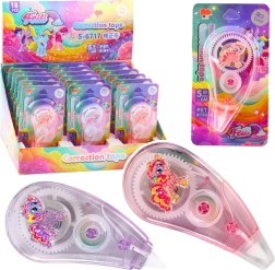 Korektor v traku Miška z motivom samoroga, rožnat/vijoličen