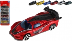 Set 6 dirkalnih avtomobilčkov – kovina in plastika, 8 cm, prosti tek