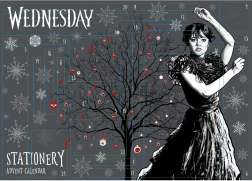 Wednesday adventni koledar s pisarniškimi potrebščinami