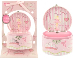 Glasbena škatlica za nakit z balerino