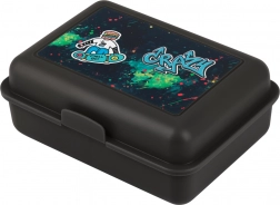 Črna lunchbox škatla Chill Out CRAZY