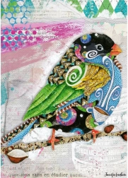 Ravensburger sestavljanka Abstraktna ptica 1000 koščkov