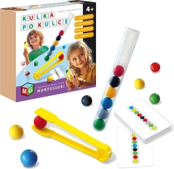 Montessori izobraževalna igra Kroglica za kroglico