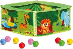 Bino zelen bazenček z žogicami