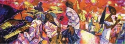 Panoramske sestavljanke ART PUZZLE Barve jazza 1000 kosov