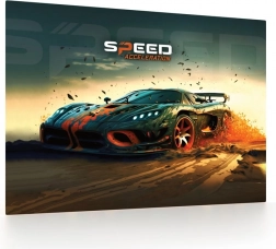 Podloga za mizo z motivom avtomobila 60x40 cm