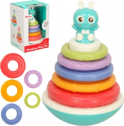 Modra gugajoča igrača - razvojna igrača Bibi-inn