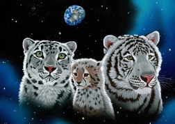 Sestavljanka Mehka družinica 2000 koščkov