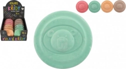 Okrogle kredice za pločnik, mešanica barv