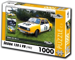 Puzzle RETRO-AUTA Škoda 120 L VB 1000 koščkov