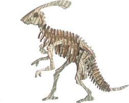 Woodcraft lesene 3D sestavljanke parasaurolophus