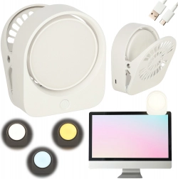 Brezžična sponka nočna bralna svetilka – bela