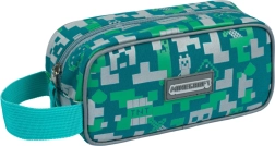 Minecraft peresnica Turkizni in Zeleni Pikselni Vzorec