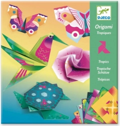 Origami neonske Tropske od Djeco