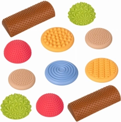 Pastelna senzorična ravnotežna steza – 11 elementov