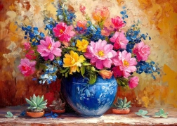 Uživajte v sestavljanki Rdeči kotiček 1000 koščkov