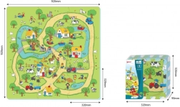 Pena podloga puzzle Življenje na podeželju, 9 kosov, EVA, od 10 mesecev