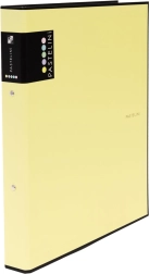 Karton A4 PASTELINI rumen, 2‑obročni, laminiran