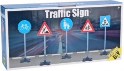 Set otroških prometnih znakov 81 cm – 5 kosov