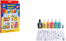 Creatoys okenske olupilne barve 6×20 ml