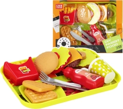 Kids’ fast food set for play kitchen