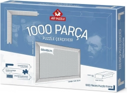 Okvir za sestavljanko 68x48 cm bel