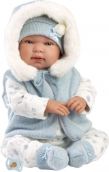 Novorojenčkovska realistična punčka Llorens z zvoki 44 cm