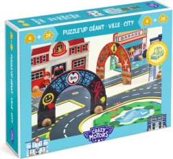Djeco Puzzl’Up mesto – puzzle ceste in mestna proga (33 kosov)