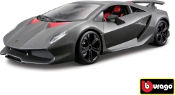 Model avta Bburago Lamborghini Sesto Elemento 1:24 siva