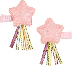 Sponke za lase z rožnato zvezdo za otroke