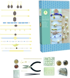 Izdelava cementnih nakita in zapestnic z zlato folijo