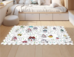 Peno mesto puzzle za otroke