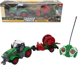 Daljinsko voden traktor s zalivalno cevjo