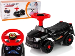 Otroški poganjalec s hupo – črn