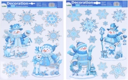 Božični okenski okraski 41 × 29 cm