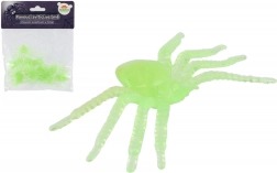 svetleči plastični pajki za v temo 20 kos