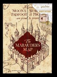 Beležka A5 HARRY POTTER Mape marauderjev