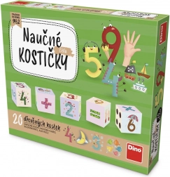 Dino lesene kocke številke – 20 kos