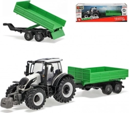 kovinski traktor z prikolico VALTRA N174 – prekucna prikolica (10 cm) od Bburago