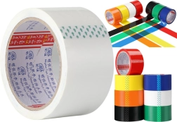 Beli akrilni pakirni trak 48 mm × 50 yd