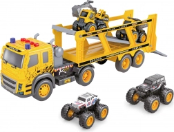 Vlačilec z avtomobili in efekti