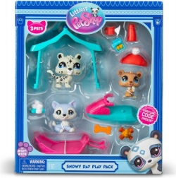Igralni set Littlest Pet Shop Snežni dan