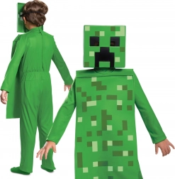 Otroški kostum Creeper iz igre Minecraft 127–136 cm (7–8 let)