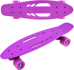 Otroški penny skateboard z nosilnimi izrezi do 50 kg – Vijolična