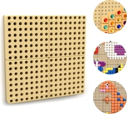 Masterkidz stenski STEM panel z montažno ploščo 40 × 40 cm