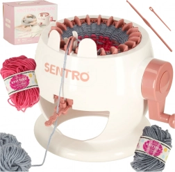 Krožni pletilni stroj z 22 iglami s kompletom preje