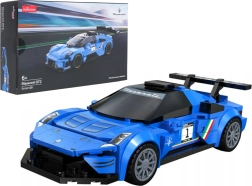 Komplet za sestavljanje dirkalnika Maserati MC20 GT2, moder RASTAR